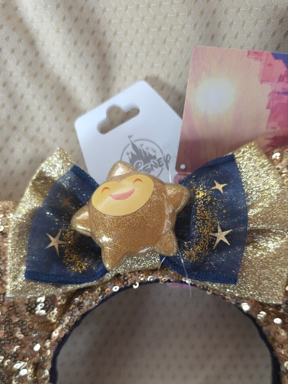 NWT Authentic Disney Parks - Wish Star Film Sequined Minnie Ear Headband _Adults - Picture 5 of 7
